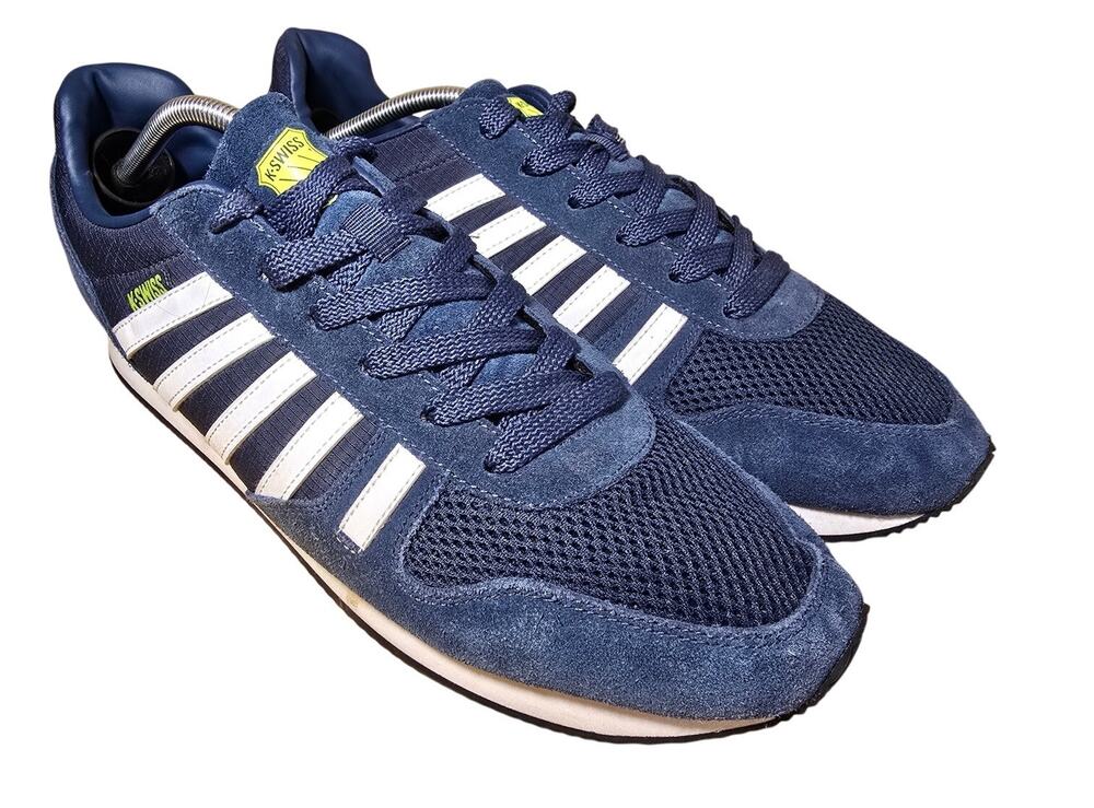 K-Swiss Granda Moon Blue White Mens Size 12 Sneakers 06927 420 Excellent